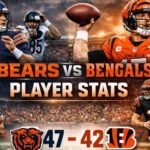 chicago bears vs bengals match player stats