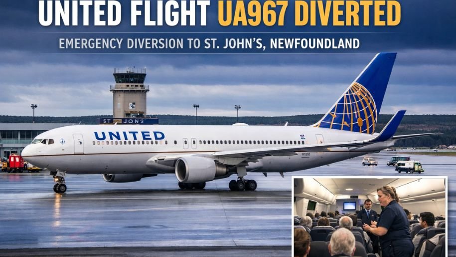 united flight ua967 diverted