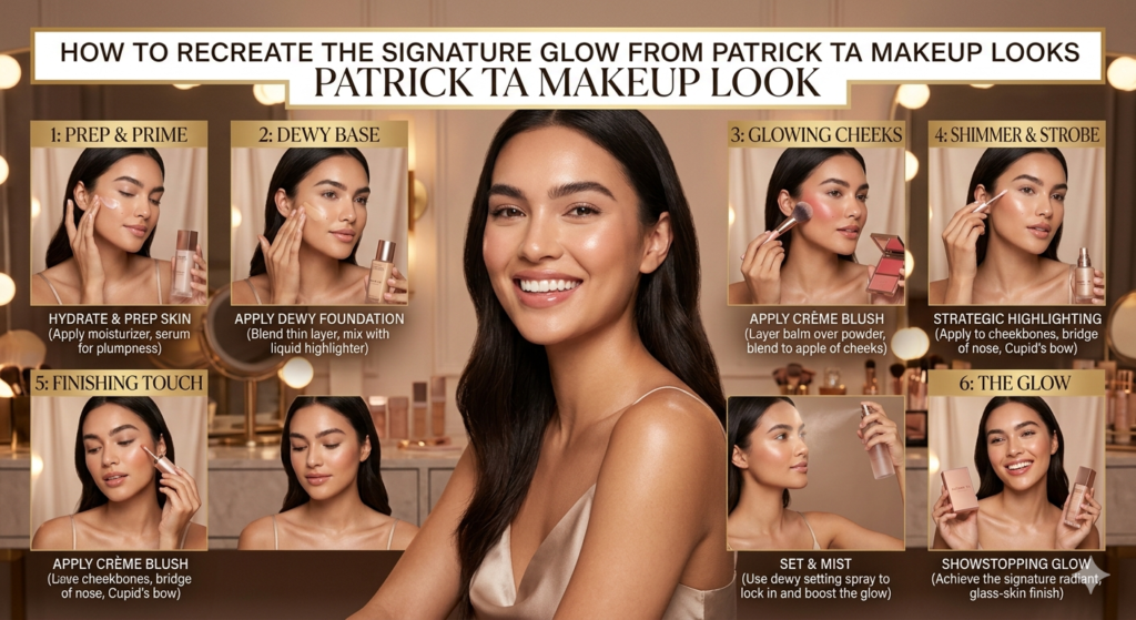 How to Recreate the Signature Glow From Patrick Ta Makeup Looks