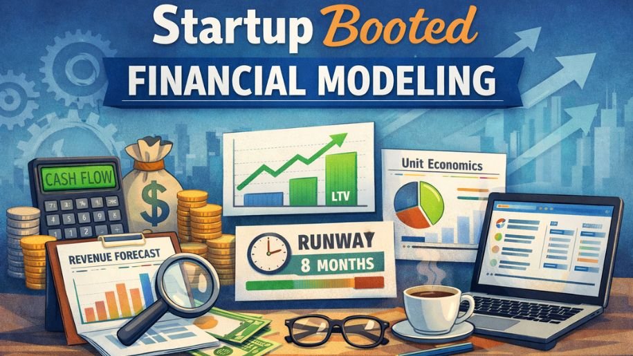 startup booted financial modeling